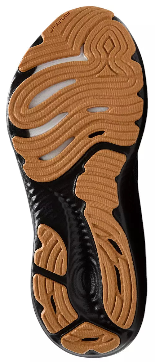 Men's Brooks Glycerin 22, Black/Primer Gray/Biscuit