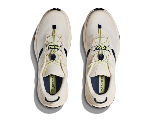 Men's Hoka Transport, Alabaster/Varsity Navy