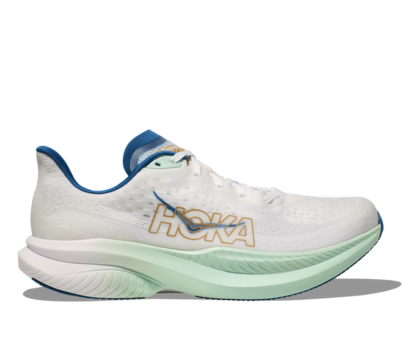 Men's Hoka Mach 6, Frost/Gold
