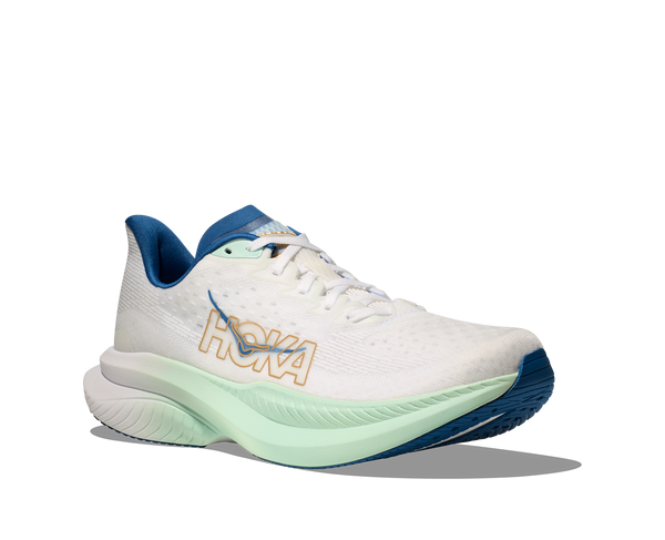 Men's Hoka Mach 6, Frost/Gold
