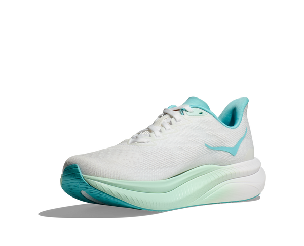 Women's Hoka Mach 6, Frost/Rose Gold