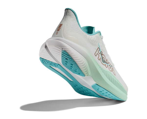 Women's Hoka Mach 6, Frost/Rose Gold