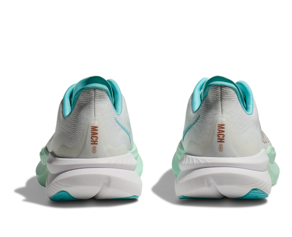 Women's Hoka Mach 6, Frost/Rose Gold