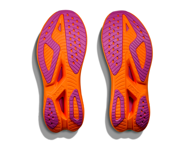 Men's Hoka Mach X2, Clack/Electric Aqua