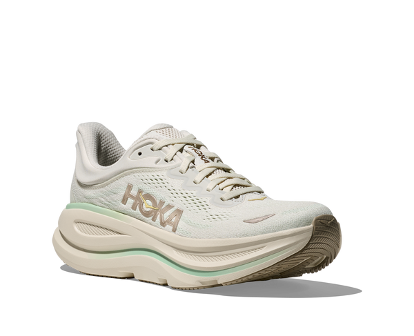 W Hoka Bondi 9, Truffle Salt/Sea Glass