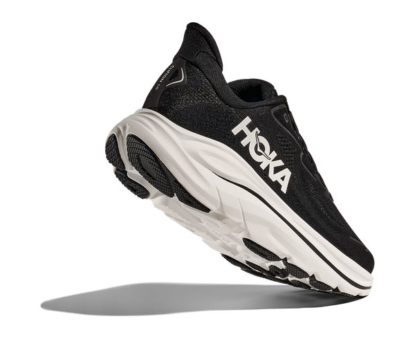 Mens Hoka Clifton 10 , Black/White