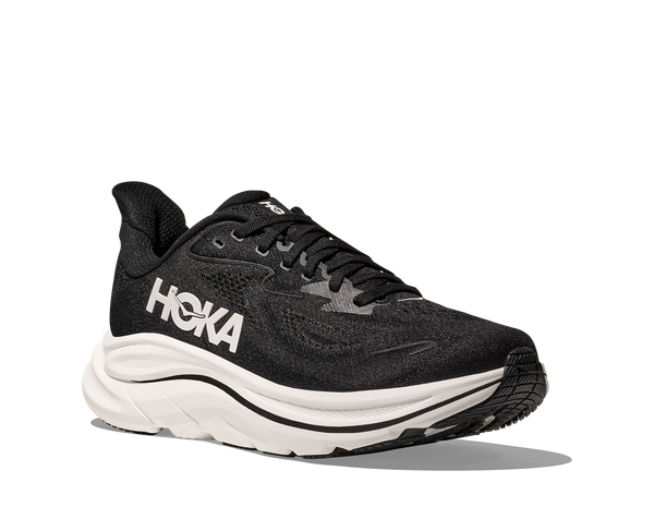 Mens Hoka Clifton 10 , Black/White