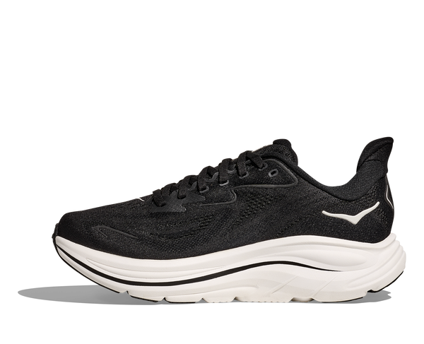 Mens Hoka Clifton 10 , Black/White