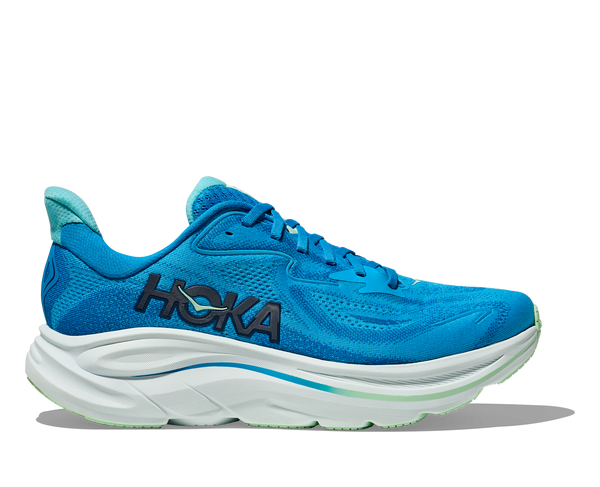 Mens Hoka Clifton 10 , Hoka Blue/Skyward  Blue
