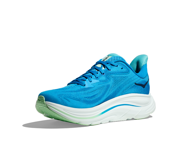Mens Hoka Clifton 10 , Hoka Blue/Skyward  Blue