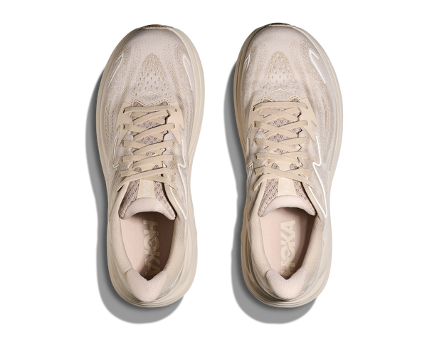 Mens Hoka Clifton 10 , Oatmeal/Oat Milk