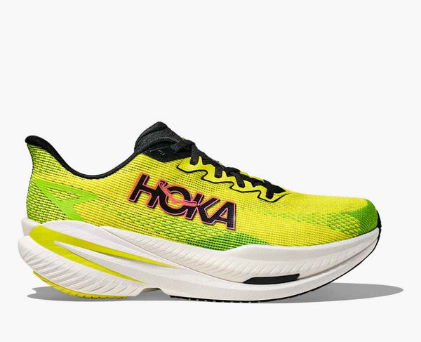 Mens Hoka Mach X 3, Neon Hoka Citrus/Neon Lime
