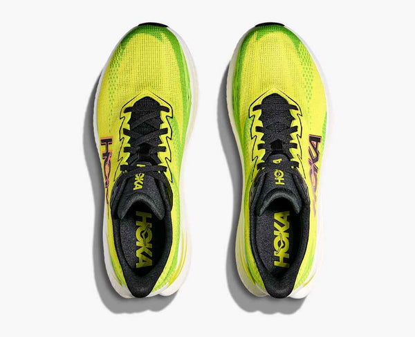 Mens Hoka Mach X 3, Neon Hoka Citrus/Neon Lime