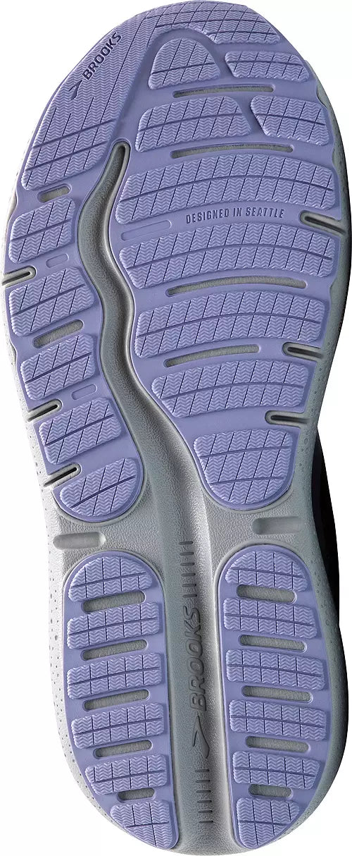 Women's Brooks Ghost Max 2, Ebony/Sweet Lavender/Alloy