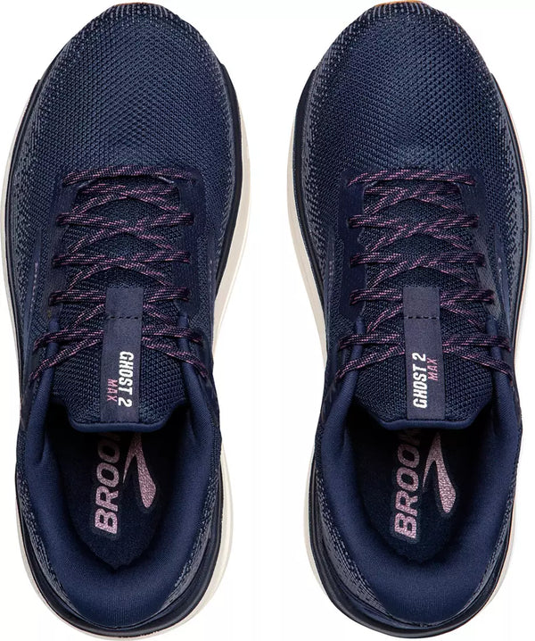 Women's Brooks Ghost Max 2, Peacoat/Orchid/Coconut Milk