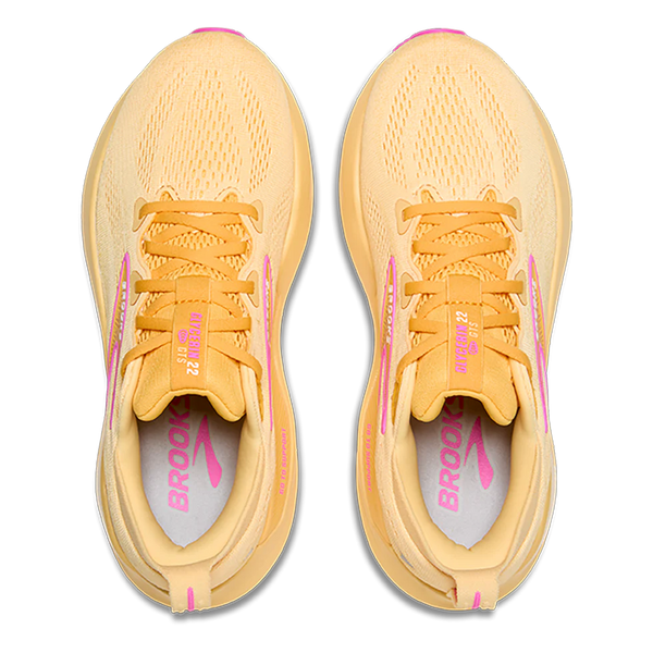 Womens Brooks Glycerin GTS 22, Sherbert/Apricot/Pink