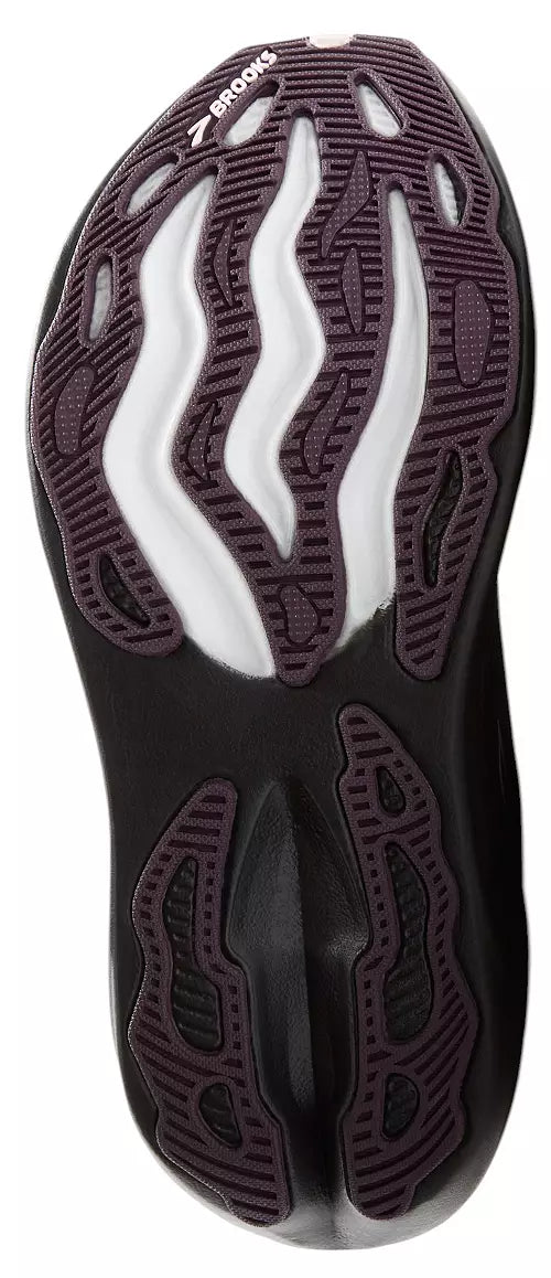 Women's Brooks Glycerin Max, Black/Orchid Ice/Grey
