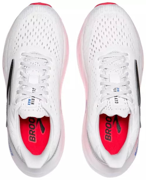Women's Brooks Glycerin Max, White/Black/Diva Pink