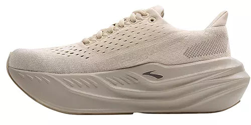 Women's Brooks Glycerin Max, Almond Peach/London Fog/White