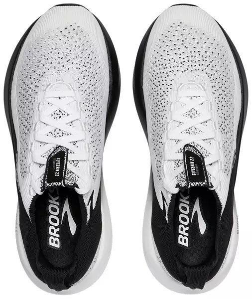 Women's Brooks Glycerin Stealthfit 22, White/Grey/Black