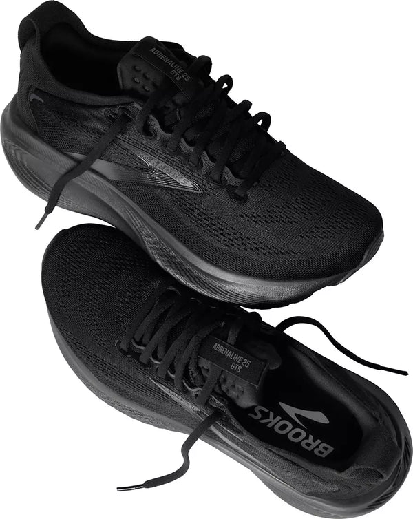 Womens Brooks Adrenaline GTS 25, Black/Black/Ebony