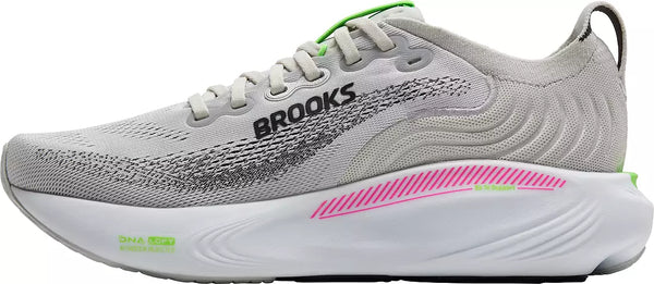 Womens Brooks Adrenaline GTS 25, Oyster/Pink/Green