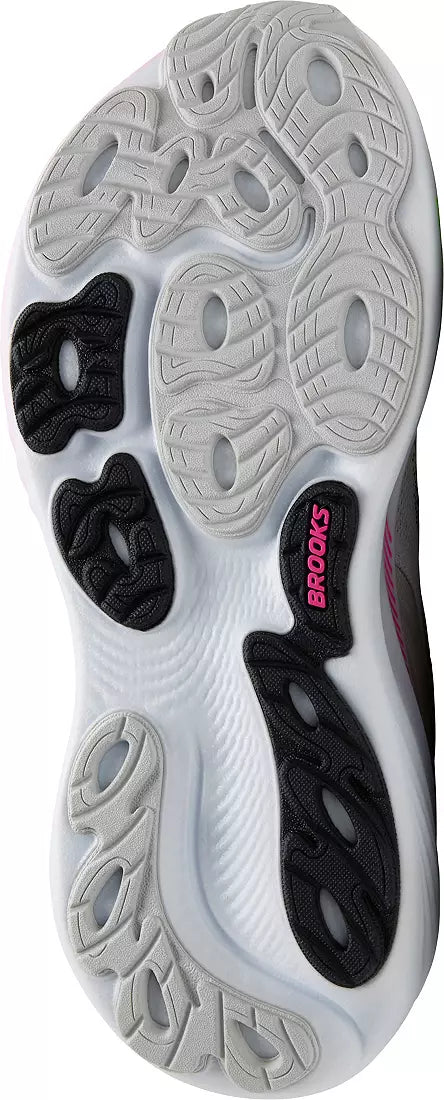 Womens Brooks Adrenaline GTS 25, Oyster/Pink/Green