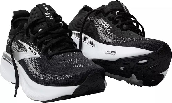 Womens Brooks Adrenaline GTS 25, Black/Grey/White