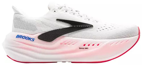 Women's Brooks Glycerin Max, White/Black/Diva Pink