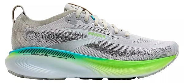 M Brooks Adrenaline GTS 25, Oyster/Green Gecko/Blue