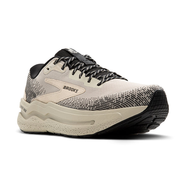 Men's Hoka Brooks Ghost Max 2, Pelican/Pelican/Black