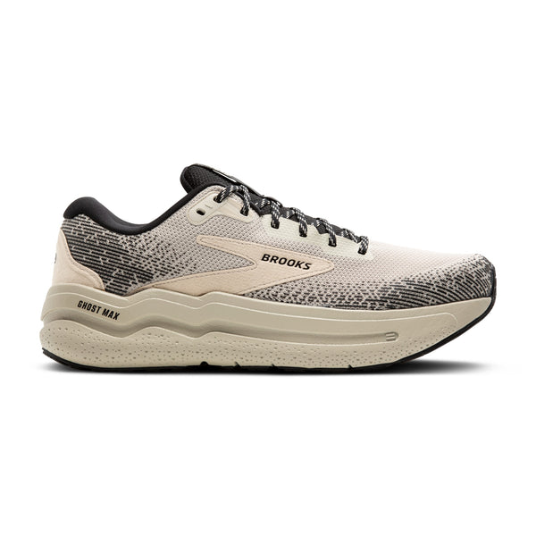 Men's Hoka Brooks Ghost Max 2, Pelican/Pelican/Black