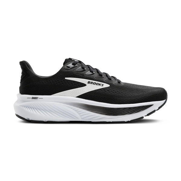 Womens Brooks Ghost 17, Black/Grey/White