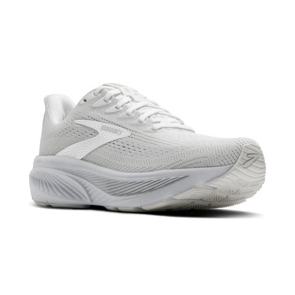 Womens Brooks Ghost 17, White/White/Grey