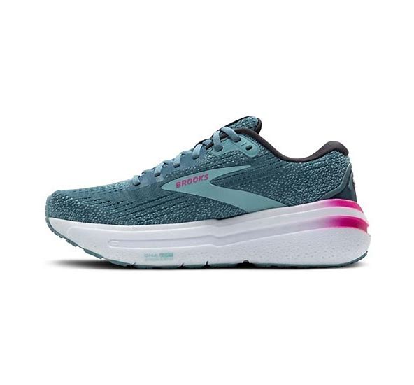 Women's Brooks Ghost Max 2, Storm Blue/Knockout Pink/Aqua