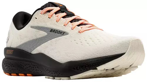 Brooks Ghost 16, Ecru/Orange/Black