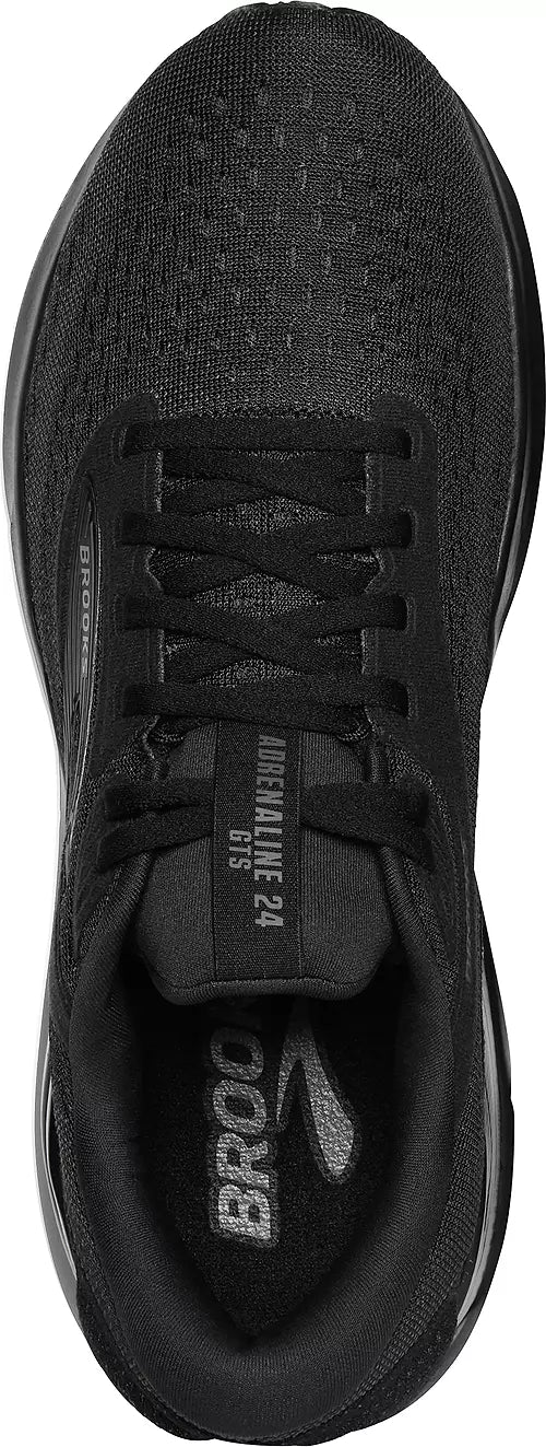 Men's Brooks Adrenaline GTS 24, Black/Black/Ebony