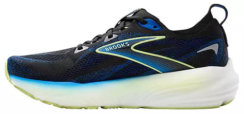 Men's Brooks Glycerin 22, Black/Cobalt/Neo Yellow