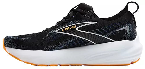 Men's Brooks Glycerin 22, Black/Country Blue/Orange Pop