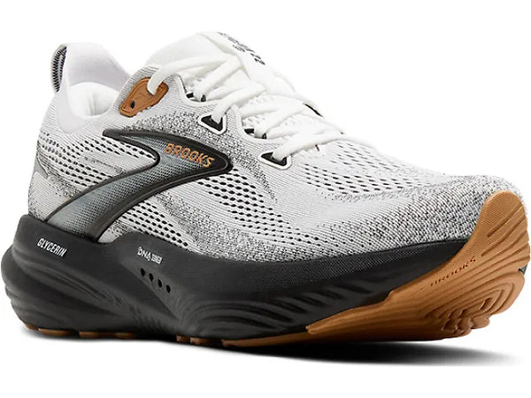 M Brooks Glycerin 22, White/Grey/Black