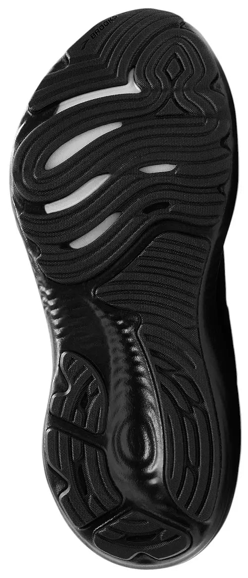 Men's Brooks Glycerin GTS 22, Black/Black/Ebony