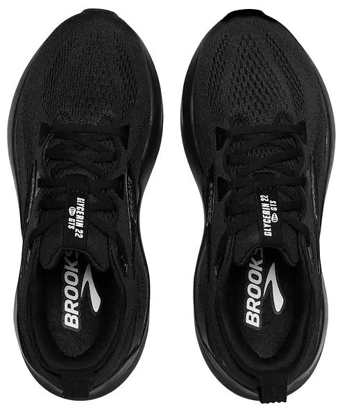 Men's Brooks Glycerin GTS 22, Black/Black/Ebony