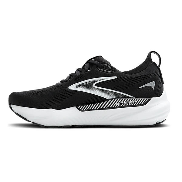 Women's Brooks Glycerin GTS 22, Black/Grey/White