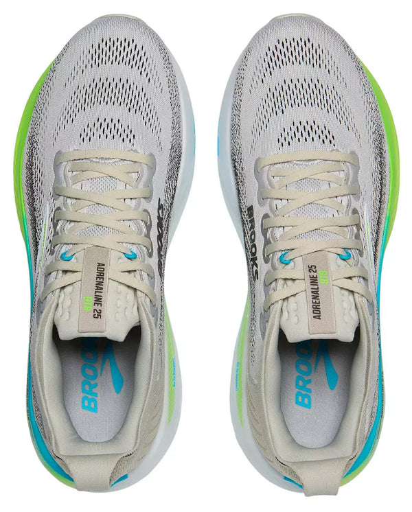 M Brooks Adrenaline GTS 25, Oyster/Green Gecko/Blue