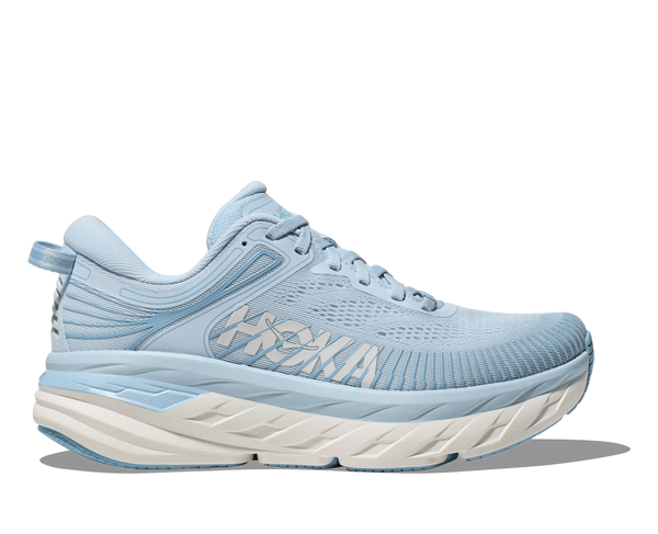 Hoka Bondi 7, Ice Water/White