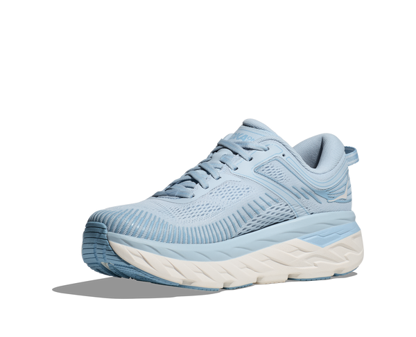 Hoka Bondi 7, Ice Water/White