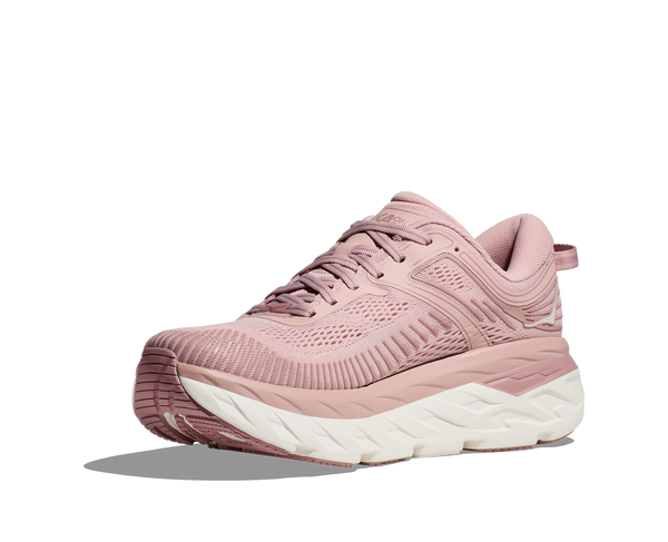 Hoka Bondi 7, Peach Whip/White