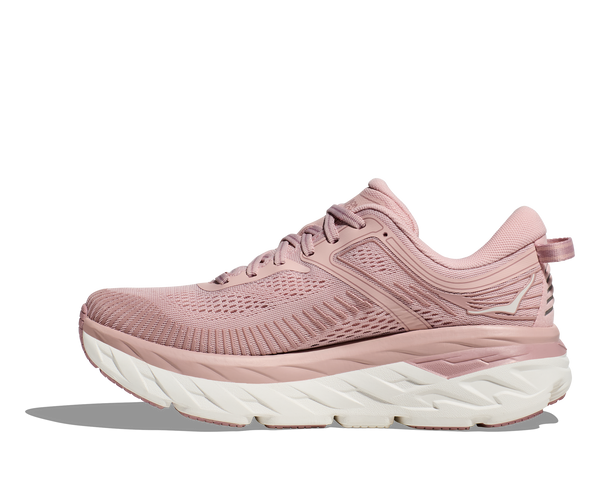 Hoka Bondi 7, Peach Whip/White