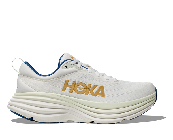 Hoka Bondi 8, Frost/Gold