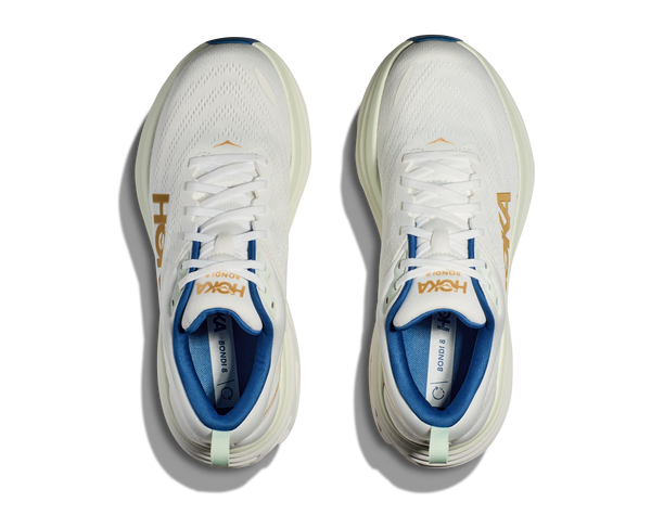 Hoka Bondi 8, Frost/Gold